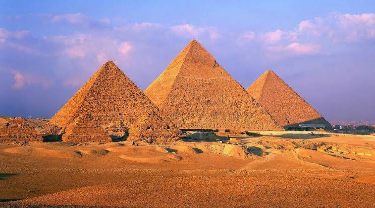How were the pyramids built?