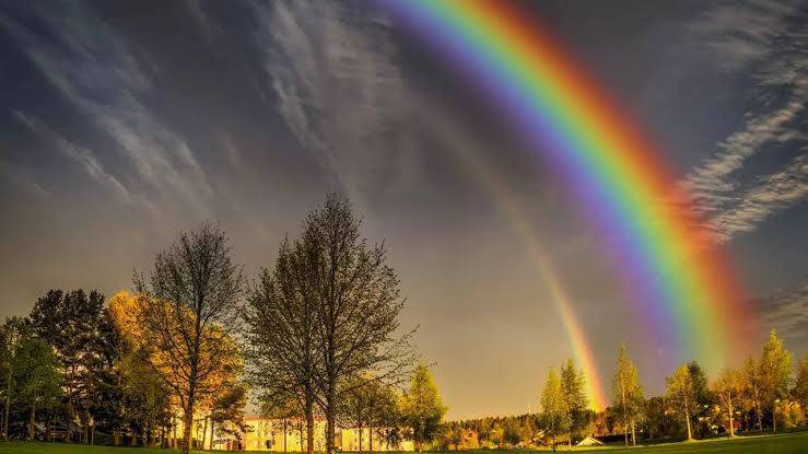 How does a rainbow form?