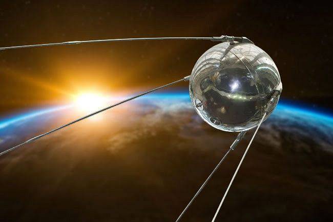 What is the name of the first man-made satellite?