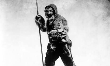 What is the name of the first human to reach the North Pole?