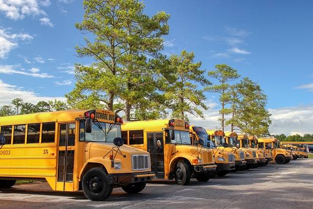 Why are school buses usually yellow?