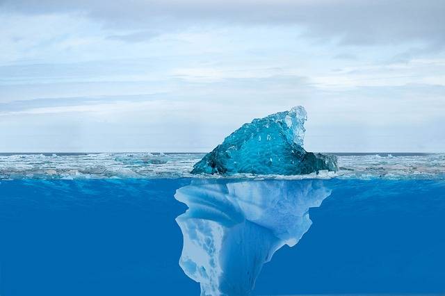 Why do icebergs float?
