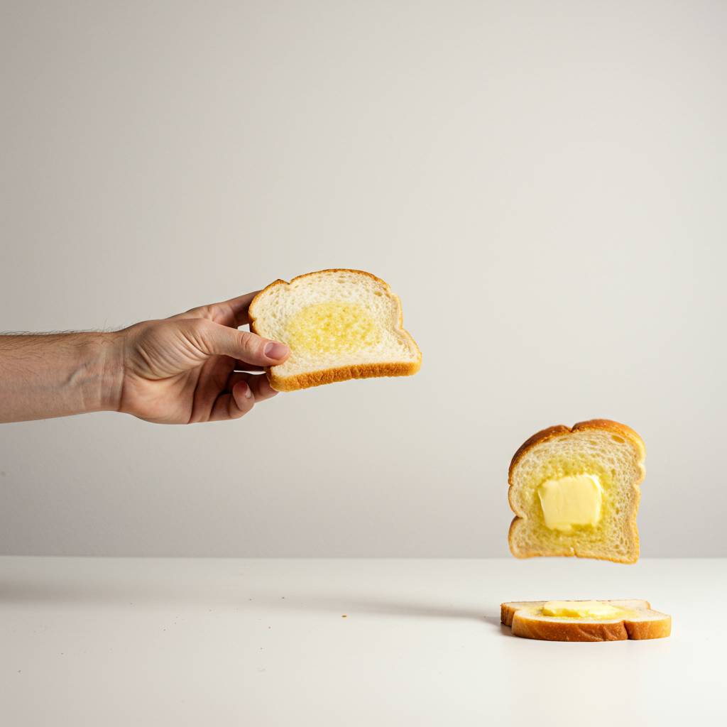 Why does bread always land butter-side down?