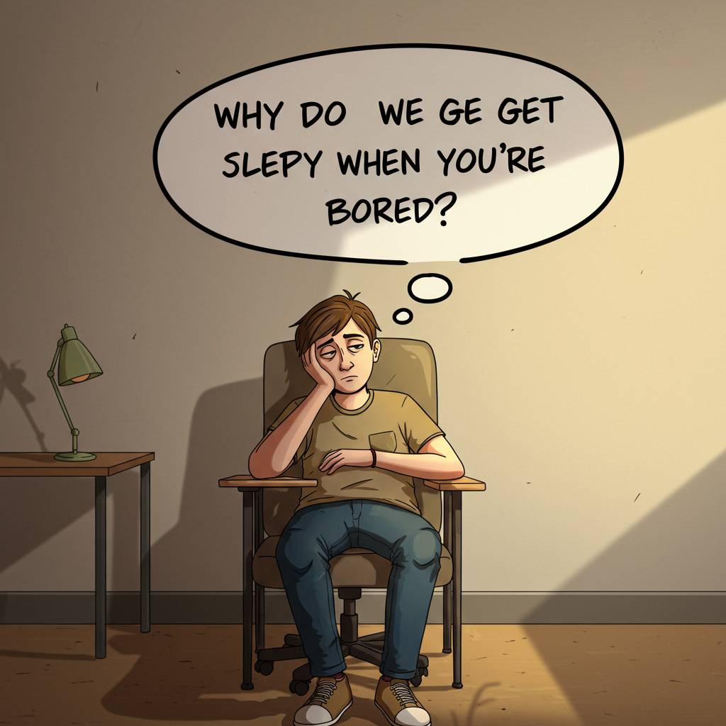 Why do we get sleepy when we’re bored?