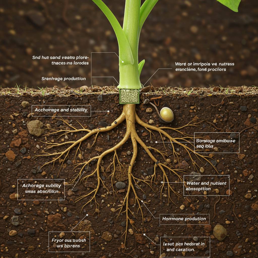 Why do plants have roots?