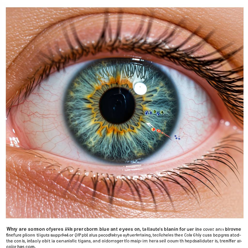 Why are some eyes blue and others brown?