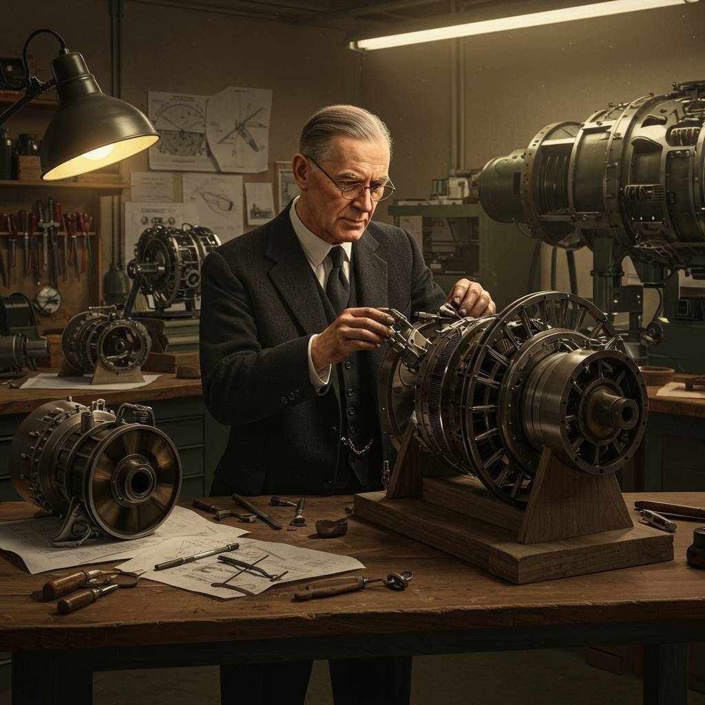 Who invented the jet engine?