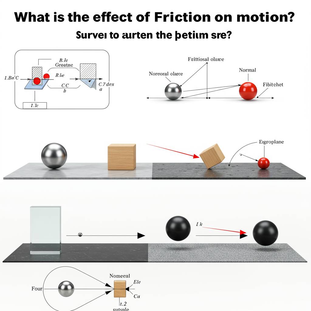 What is the effect of friction on motion?