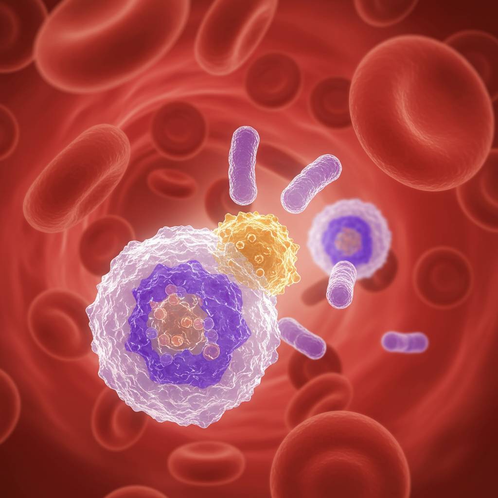 Which blood cells help defend the body from disease?