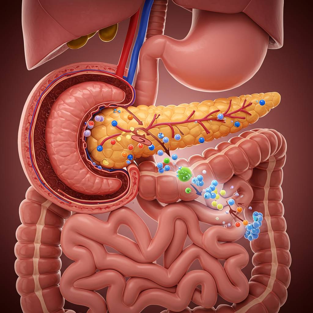 What is the function of the pancreas in digestion?