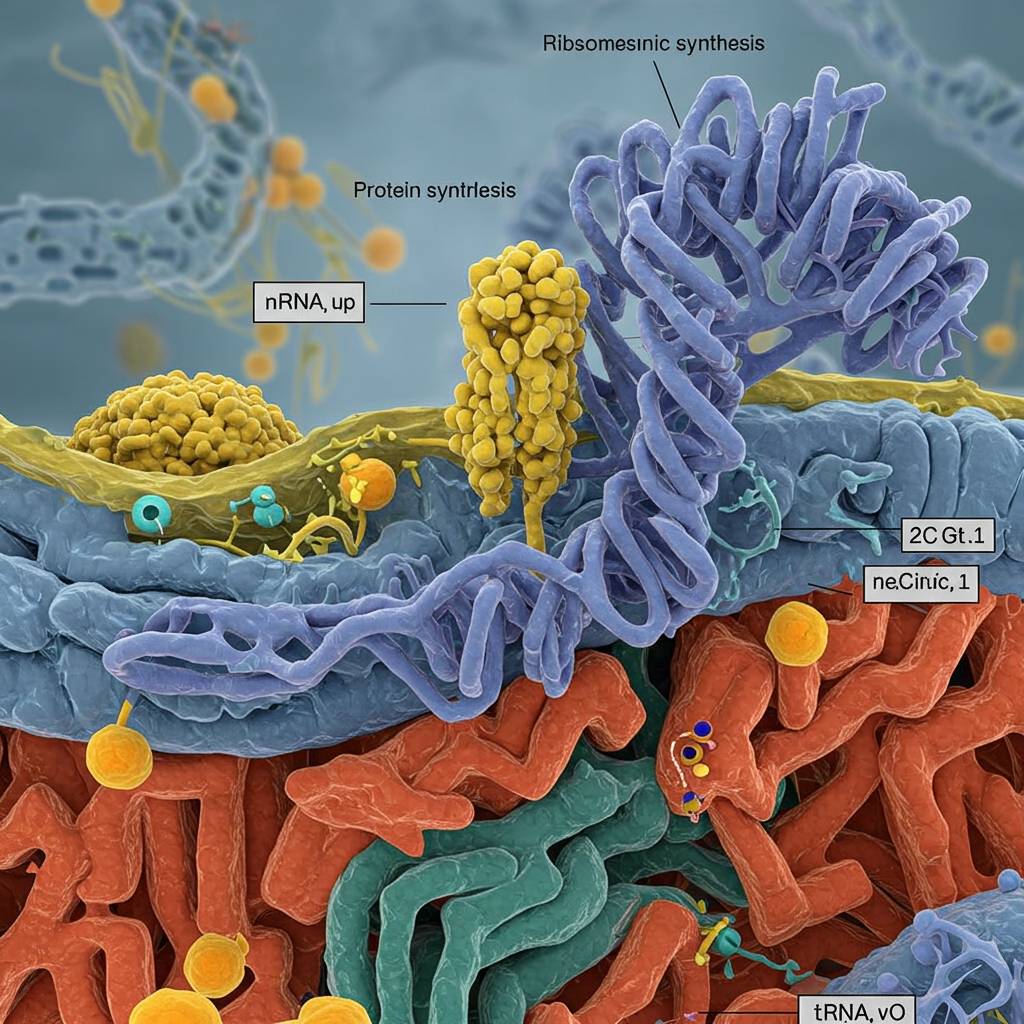 Which part of the cell helps in protein synthesis?