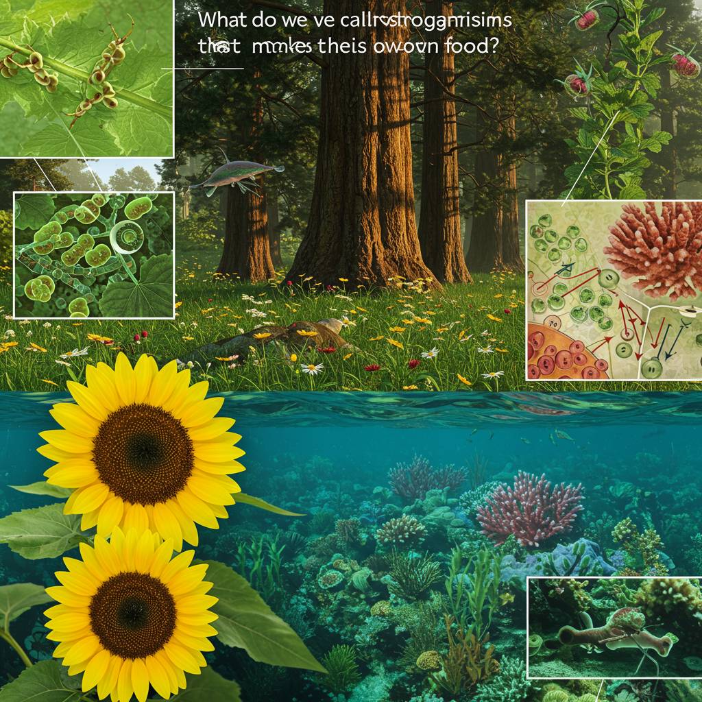 What do we call organisms that make their own food?
