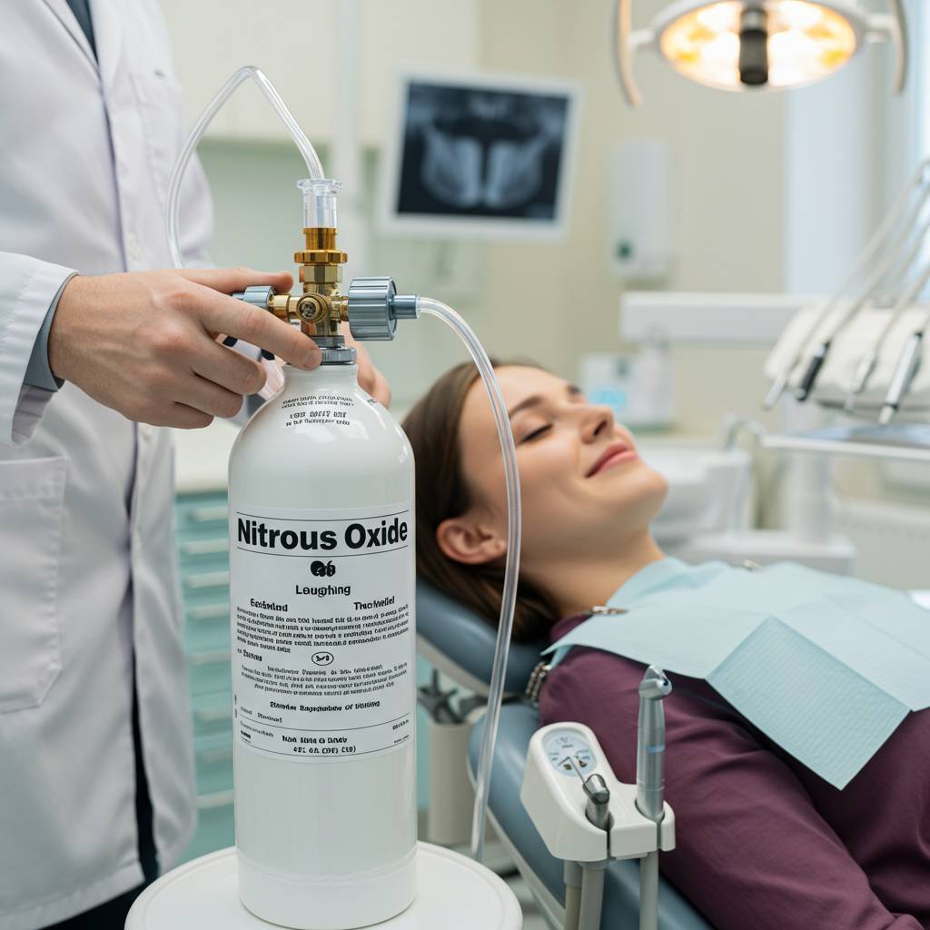 Which gas is commonly known as laughing gas?