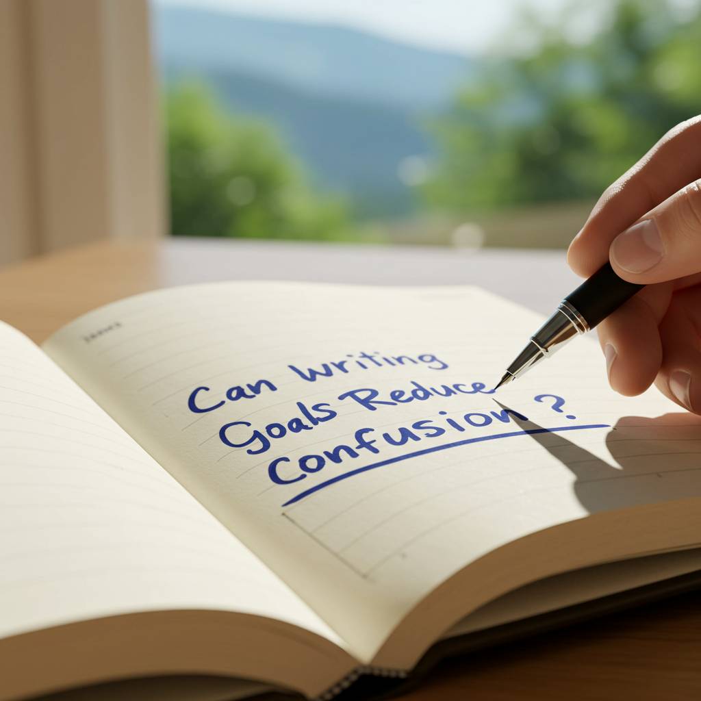 Can writing goals reduce confusion?