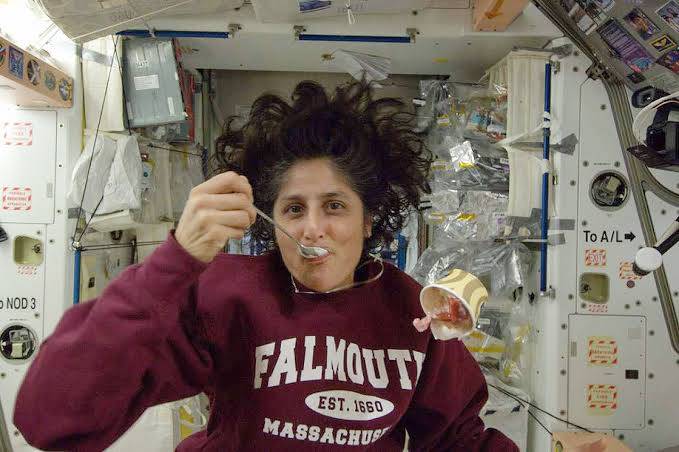 How do astronauts eat in space?