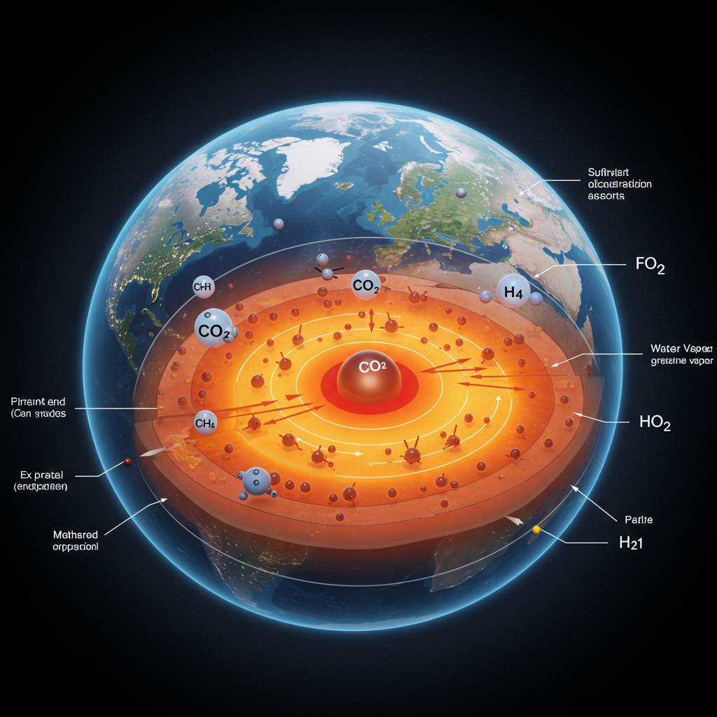 Which gas is responsible for the greenhouse effect?