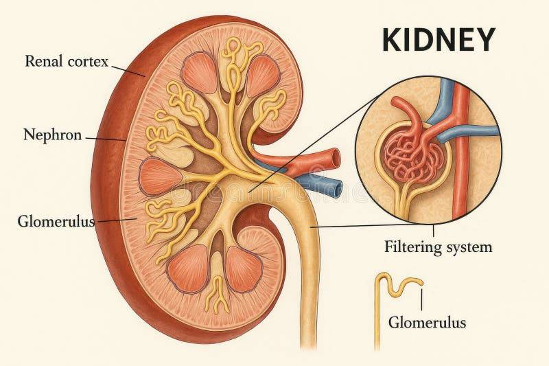 What is the process of filtering blood called?