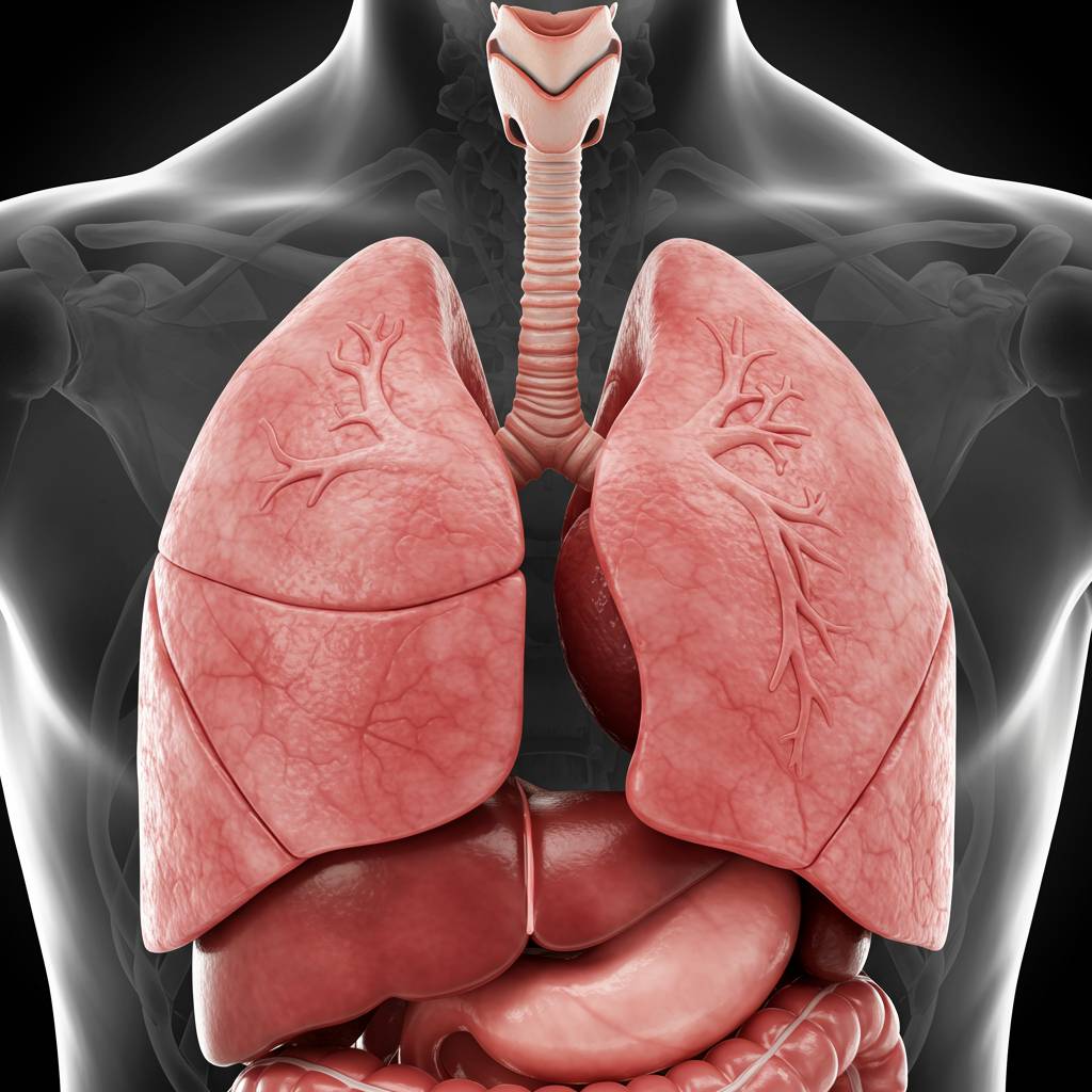 Which organ helps us to breathe?