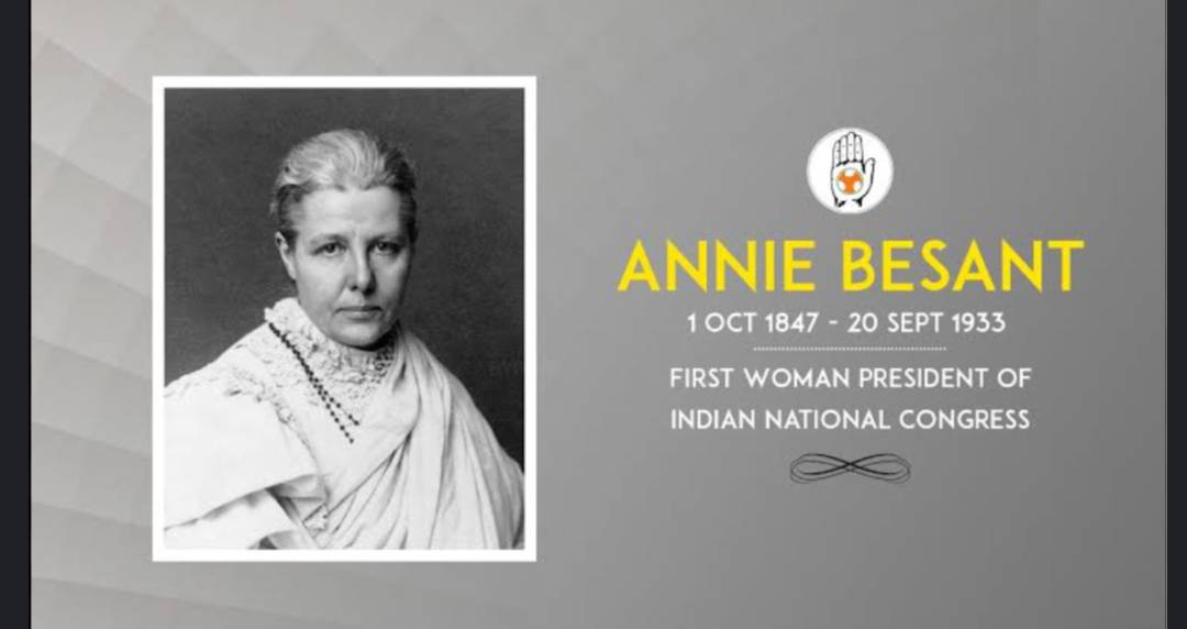 First Indian woman president of the Congress?