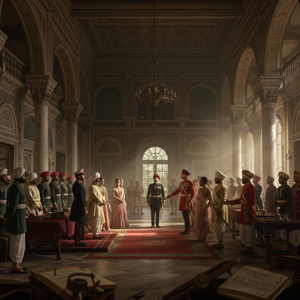 When did the Crown take over India?