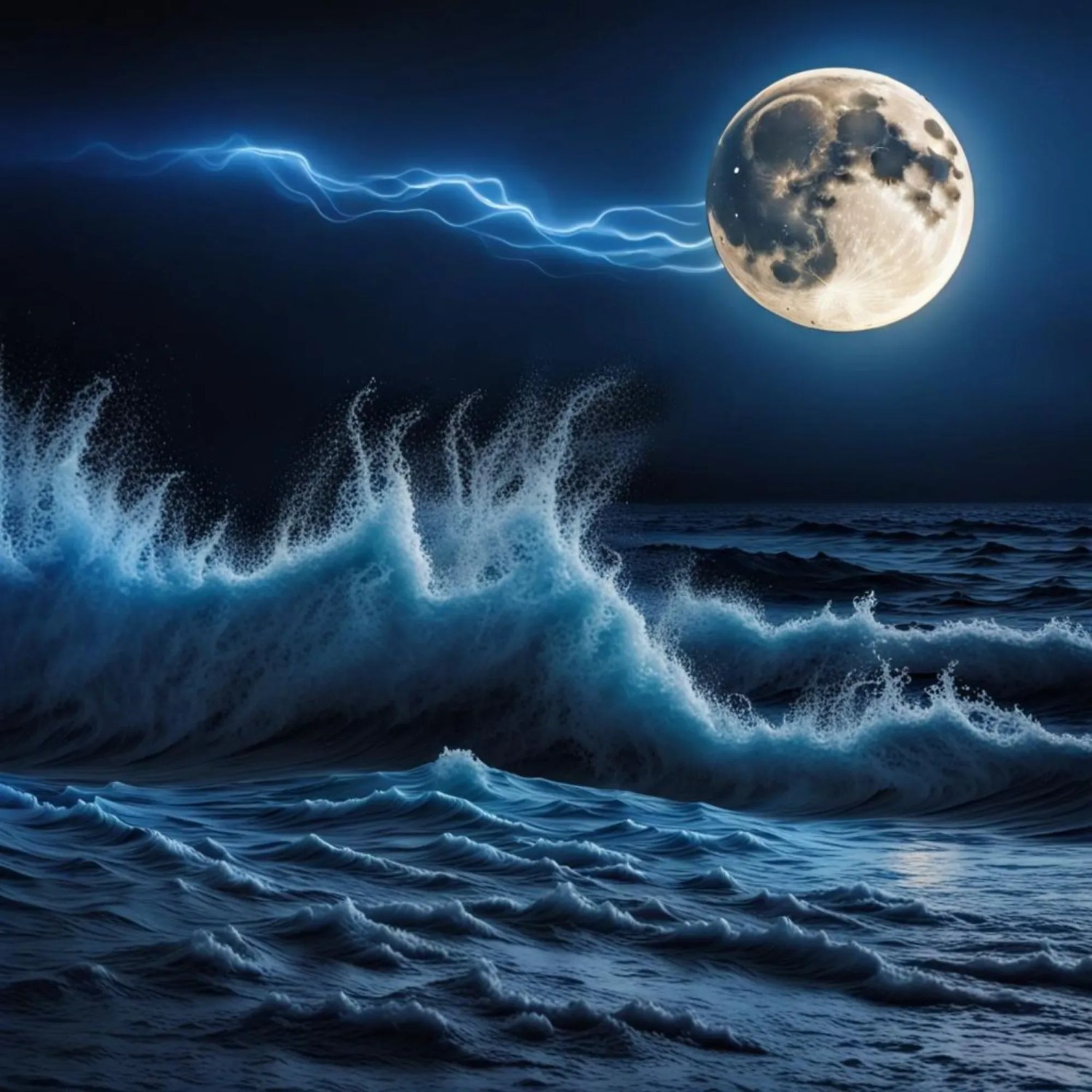 How does the moon cause tides?