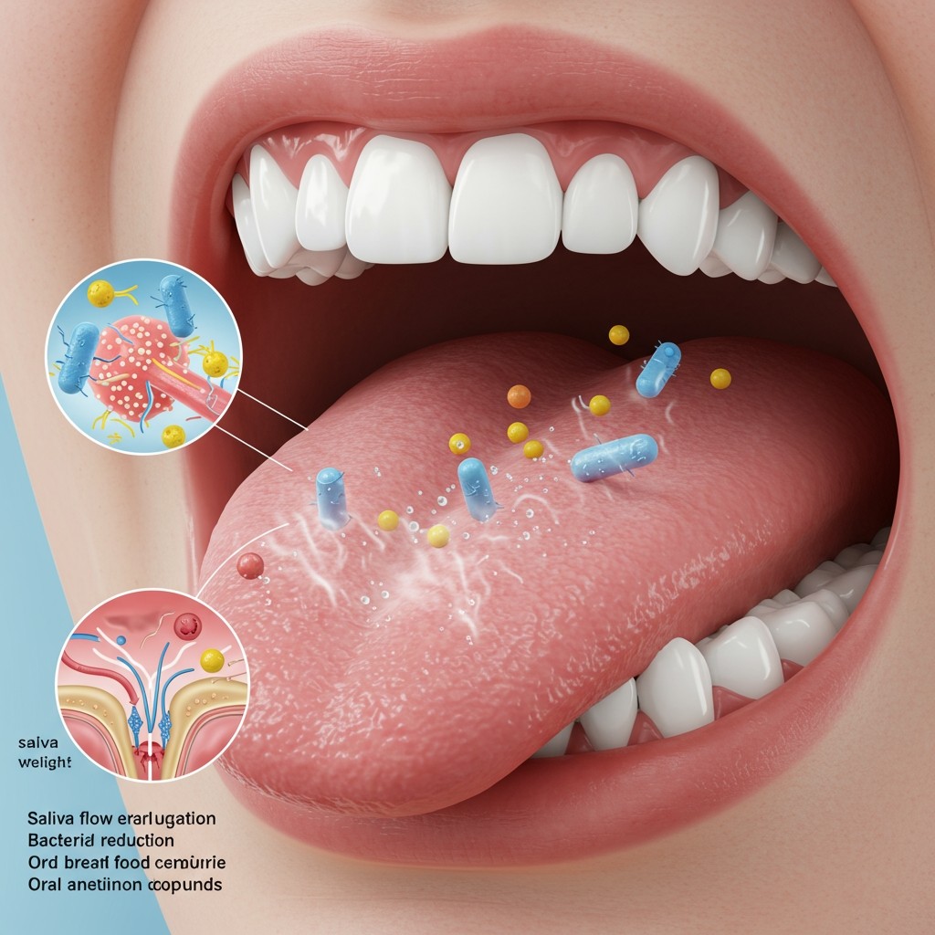 What causes morning breath?