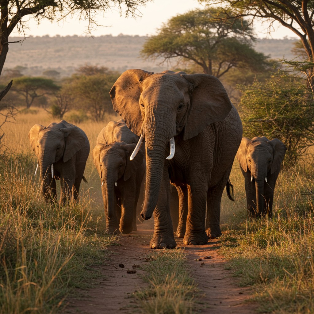 How do elephants remember paths?