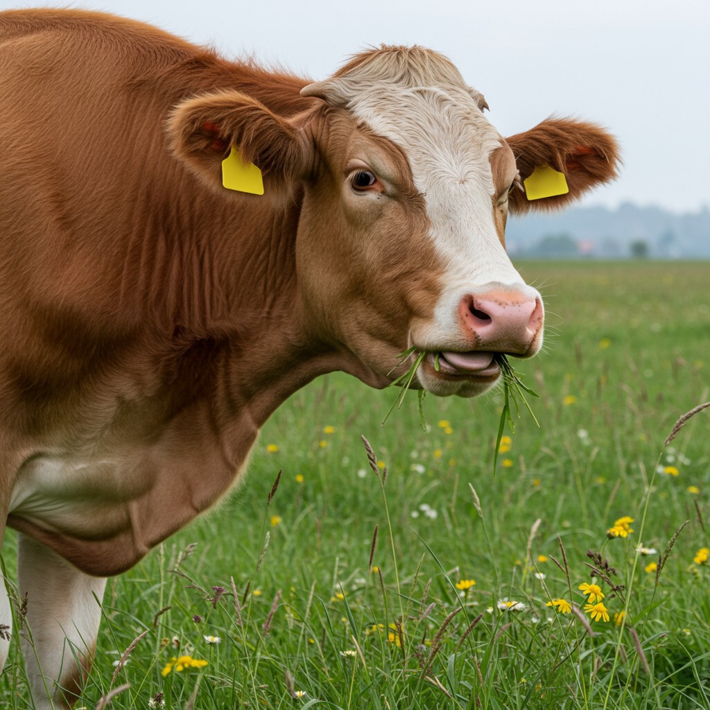 Why do cows chew constantly?