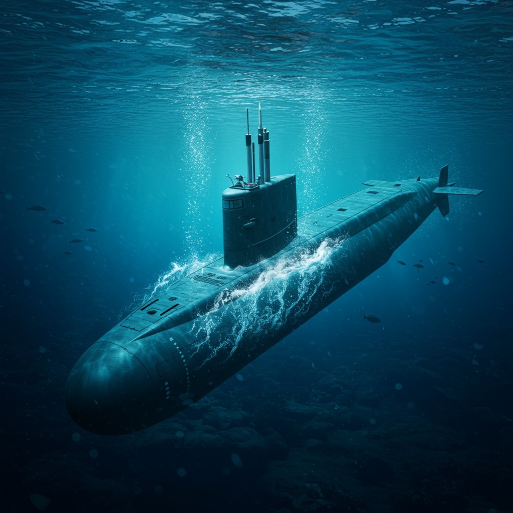 How do submarines go underwater?