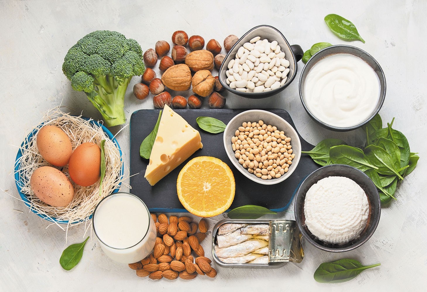 Which mineral is essential for strong bones and teeth?